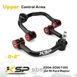 0-2 Front Upper Control Arms Suspension Kit For 04-14 15 16 17 18 19 20 F-150