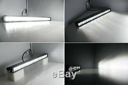 100W 20 LED Light Bar with Lower Bumper Bracket/Wire For Silverado 1500 2500 3500