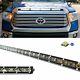 108w 36 Led Light Bar With Hood Scoop Bulge Mounting Wiring For 14+ Toyota Tundra