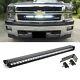 150w 30 Cree Led Light Bar With Behind Grille Bracket, Wiring For Chevy Silverado