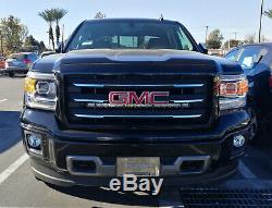 150W 30 CREE LED Light Bar withBehind Grille Bracket, Wiring For 14-18 GMC Sierra