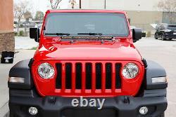 150W 30 LED Light Bar with Front Hood Top Bracket Wiring For 18+ Jeep Wrangler JL
