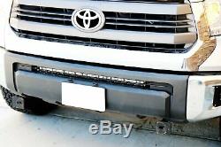 150W 30 LED Light Bar with Lower Bumper Brackets, Wirings For 14-up Toyota Tundra