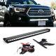 150w 30 Led Light Bar With Lower Bumper Brackets, Wirings For 16-up Toyota Tacoma