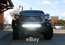 150W 30 LED Light Bar with Lower Bumper Brackets, Wirings For 16-up Toyota Tacoma