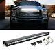150w 30 Led Light Bar Withbehind Grille Mount Bracket, Wiring For 11-16 F250 F350