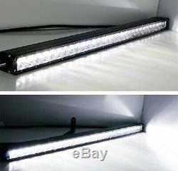 150W 30 LED Light Bar withCenter Grill Hidden Bracket/Wirings For 09-14 Ford F150
