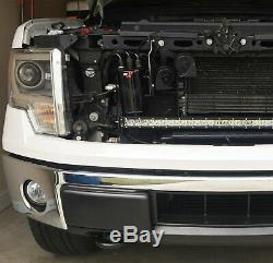 150W 30 LED Light Bar withCenter Grill Hidden Bracket/Wirings For 09-14 Ford F150