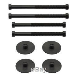 2 Lift Kit 81-96 Ford F-150 2WD with Extra Leafs + Isolator Pads + Stud Extenders