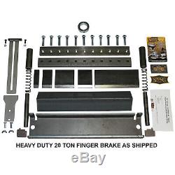 20 TON Finger Brake Heavy Duty DIY Builder Kit
