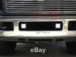 24W LED Pods with Foglight Bracket/Wirings For 05-07 Ford F250 F350 F450 SuperDuty
