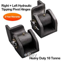 2x Hydraulic Tipper Trailer hinges Heavy duty Hydraulic Tipping pivot hinge kit