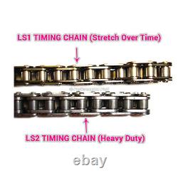 3 Bolt Camshaft Conversion Kit Cam with Heavy Duty Timing Chain GM LS2 LS3