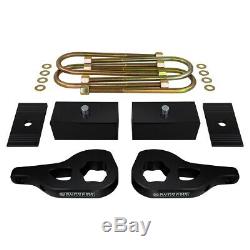 3 F + 3 R Complete Lift Kit with Block Shims Fits 02-05 Dodge Ram 1500 4x4