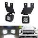 40w Cree Led Pods With Foglight Bracket, Wirings For Ford F250 F350 F450 Excursion