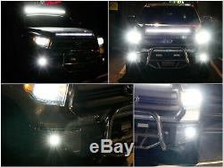 40W CREE LED Pods with Foglight Location Mounting Brackets For 14-up Toyota Tundra