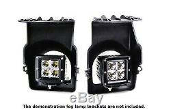 40W CREE LED Pods with Foglight Opening Brackets, Wiring For 03-06 GMC Sierra 1500