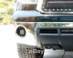 40W CREE LED Pods with Foglights Location Bezel Covers, Wirings For 2007-13 Tundra
