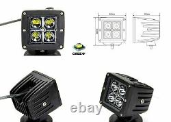 40W CREE LED Pods with Lower Bumper Mounting Bracket, Wirings For 09-14 Ford F150