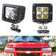 40w Cree Led Pods With Universal A-pillar Hinge Bracket/wirings For Truck Jeep Suv