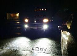 40W CREE LED Pods withFoglight Opening Mounting Bracket Wiring For 02-08 Dodge RAM