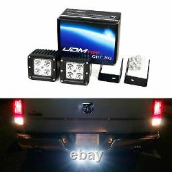 40W LED Pods with Backup Tow Hitch Bracket/Wiring For 03+ Dodge RAM 1500 2500 3500