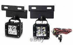 40W LED Pods with Foglight Bracket/Wirings For 05-07 Ford F250 F350 F450 Excursion