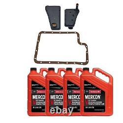 4R100 Transmission Service Kit & Fluid 5 Gallons For 99-03 F-250/F-350/Excursion