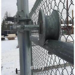 6 CHAIN LINK WALL MOUNTED ROLLING GATE HARDWARE KIT Heavy Duty Galvanized