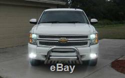 80W CREE LED Pods with Foglight Location Bracket/Wirings For 07-14 Chevy Silverado