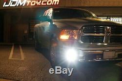 80W Dual LED Pods with Foglight Location Bracket, Wirings For 13-18 Dodge RAM 1500