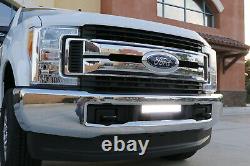 84W LED Light Bar with Lower Bumper Mounting Bracket, Wiring For 2017-up F250 F350