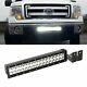 96w Led Light Bar With Lower Bumper Mounting Bracket, Wirings For 09-14 Ford F-150
