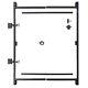 Adjust-a-gate Steel Frame Gate Building Kit, 36-60 Wide Opening Up To 7' High