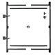 Adjust-a-gate Steel Frame Gate Building Kit, 60-96 Wide Opening Up To 6' High