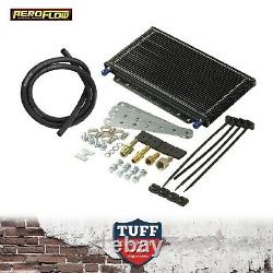 Aeroflow Heavy Duty Transmission Oil Cooler Kit 11 x 6 x 1.5 with 3/8 Barb