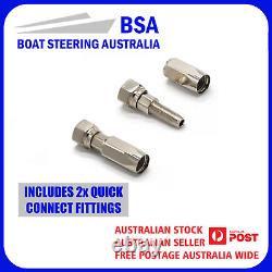BSA Heavy Duty Hydraulic Boat Outboard Steering Kit 150HP 300HP Suits Mercury