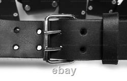BuildPro Scaffolders Belt Kit Leather Heavy Duty Stitching LBBSBK