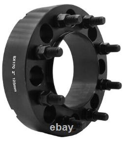 COMPLETE 8x170 2 THICK WHEEL SPACER KIT 99-2004 F250 F350 SUPER DUTY HEAVY DUTY