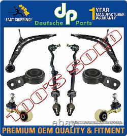 CONTROL ARM ARMS BRACKET BUSHINGS TIE ROD RODS for BMW E30 SUSPENSION KIT 8