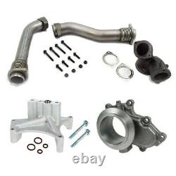 EBPV Delete Pedestal Exhaust Housing & Up Pipes For 99.5-03 Ford 7.3 Powerstroke