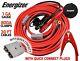 Enb130-energizer 1awg 30ft Heavy Duty Jumper Cable Install Kit With Quick Connect