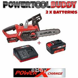 Einhell Heavy Duty 18volt Li-ion Cordless Chainsaw + 2 Batteries & Charger B18