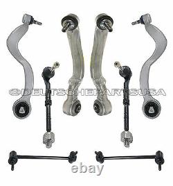 FRONT UPP+ LOW CONTROL ARMS BALL JOINTS TIE RODS for BMW E65 E66 SUSPENSION KIT