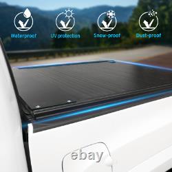 Fit 2014-2018 Silverado/Sierra 6.5ft Bed Aluminum Retractable Hard Tonneau Cover