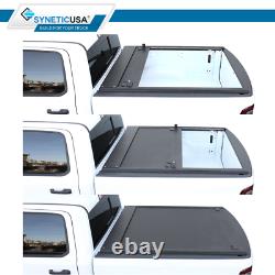 Fit 2017-2021 Titan Tonneau Hard Cover 5.6ft Truck Bed Retractable Waterproof