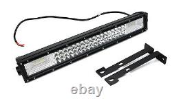 Flood/Spot Beam LED Light Bar with Lower Bumper Bracket, Wire For 99-07 F250 F350