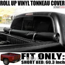 For 05-15 Tacoma Double/Crew 5'/60 Short Bed Lock & Roll Up Soft Tonneau Cover