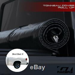 For 1994-2003 Chevy S10/GMC S15 Sonoma 6 Ft Bed Lock & Roll Soft Tonneau Cover