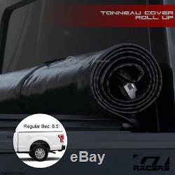 For 1999-2016 F250 F350 F450 Superduty 6.5 Ft Bed Lock & Roll Soft Tonneau Cover